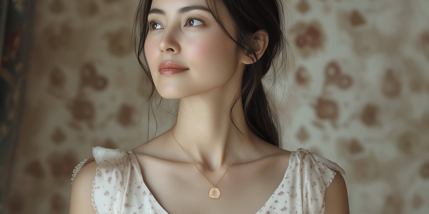 Birth Flower Necklace Jewelry, Personalized Gifts, Designed With Meaning