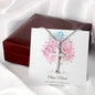 Engraved Cross Necklace - Baptism Gift for Girl - Personalized