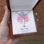 Engraved Cross Necklace - Baptism Gift for Girl - Personalized