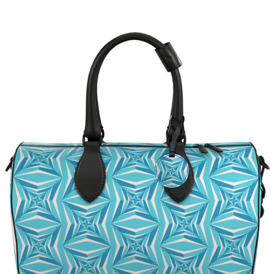 Markori Leather Bag Charm - Stella Voyager Lagoon, Designed With Meaning