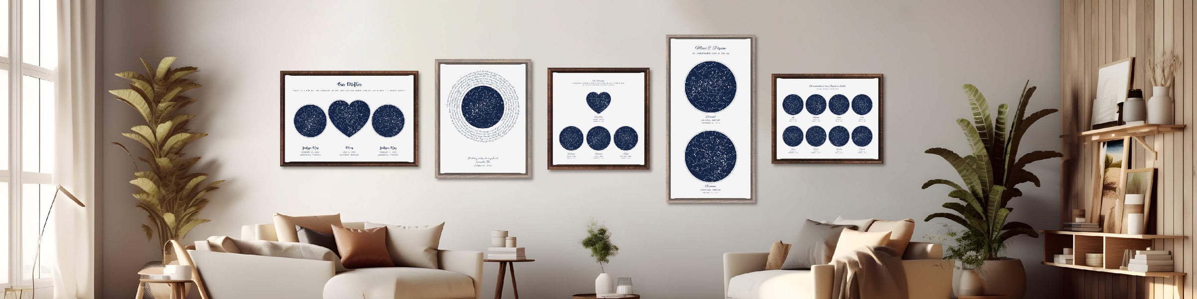Star Map Collection, Designed With Meaning