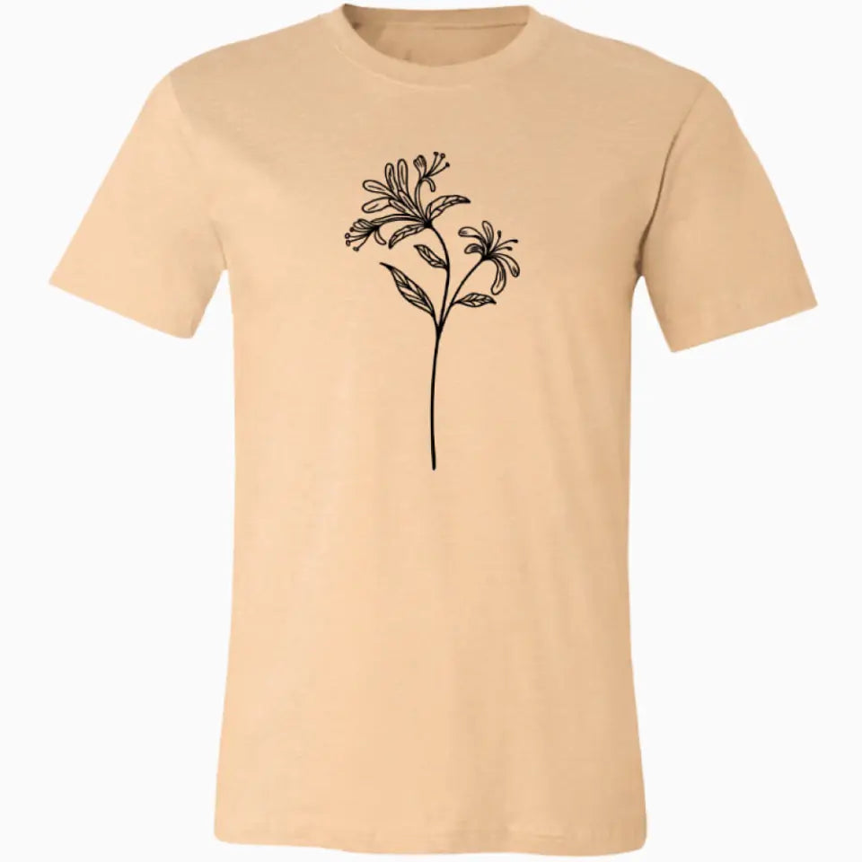 Birth Month Flower Retail Fit Lightweight T-Shirt