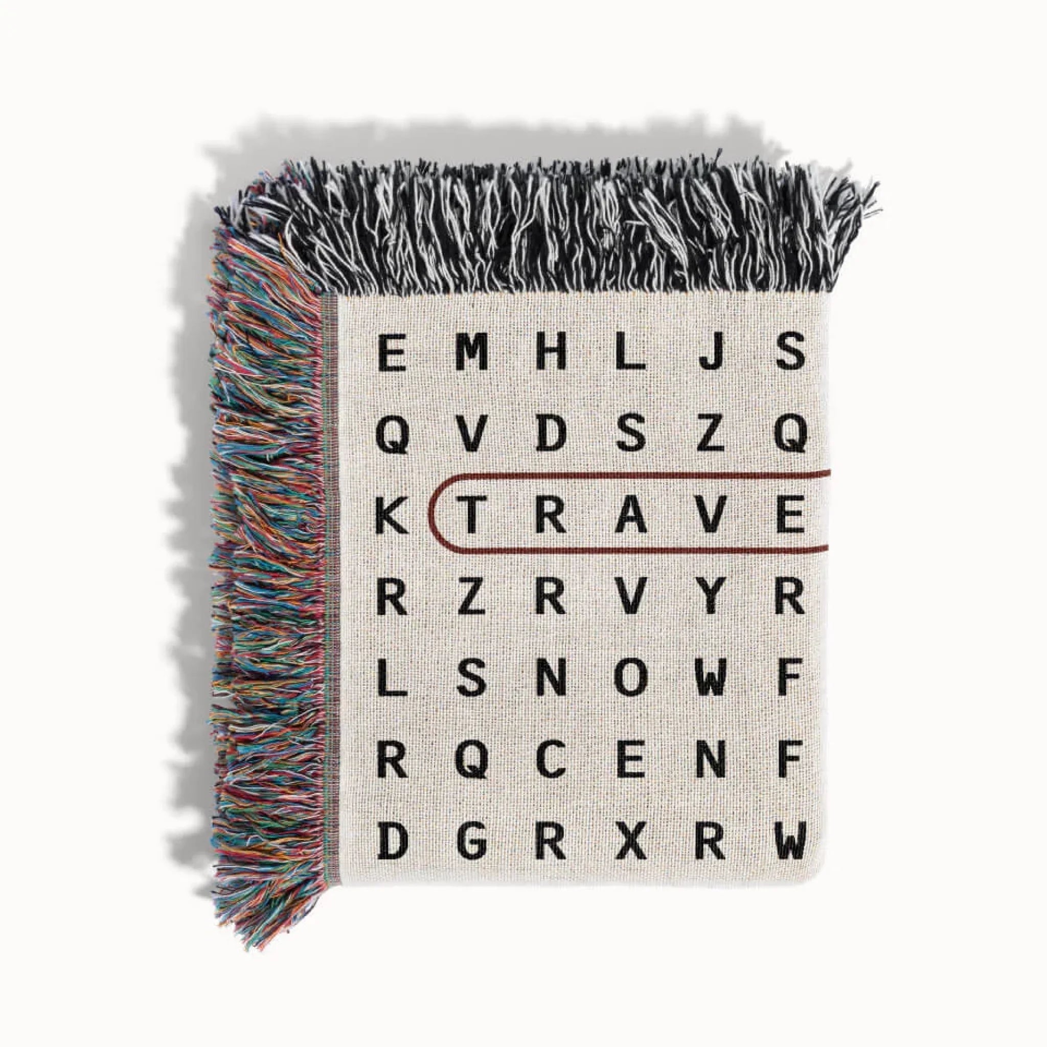 Traverse City, Michigan Word Search Woven Blanket - Personalized Gift ...