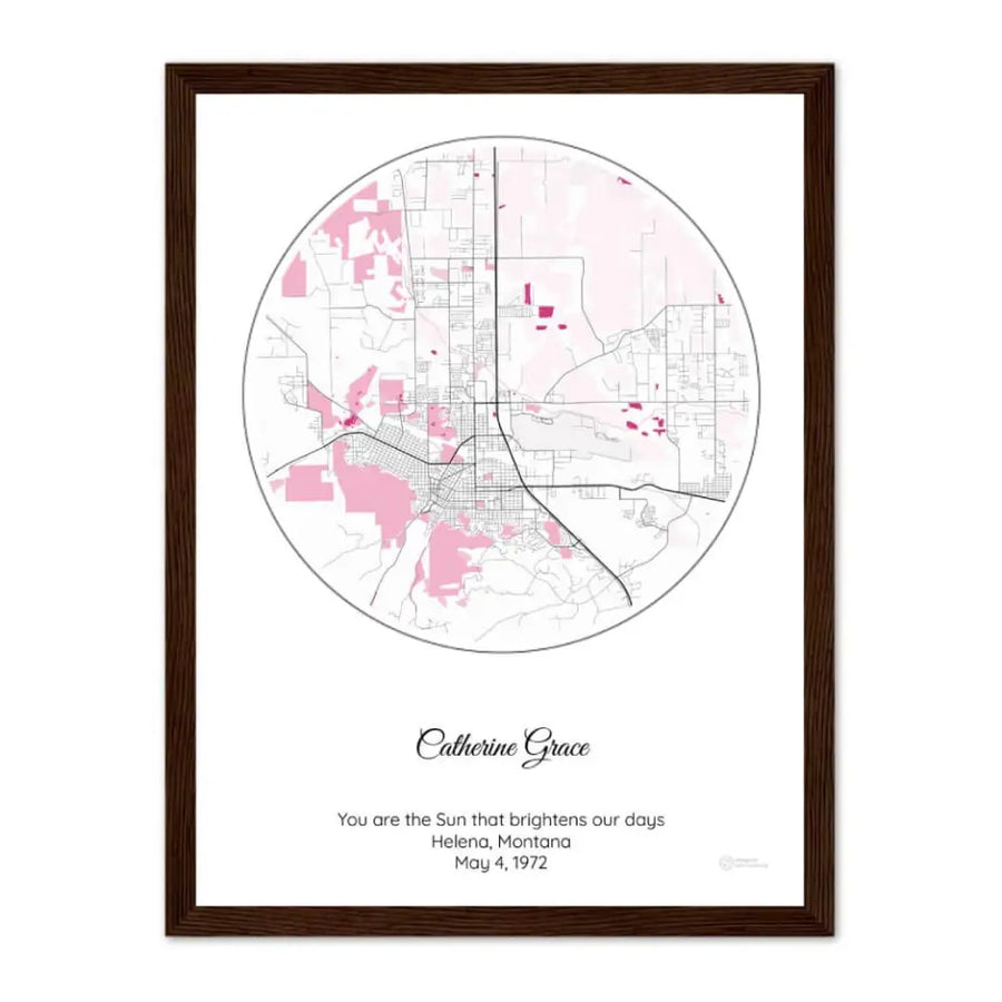 Personalized Gift for Mother-in-law - Choose Star Map, Street Map, or Your Photo