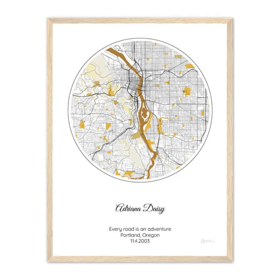 Personalized Gift for Her - Choose Star Map, Street Map, or Your Photo