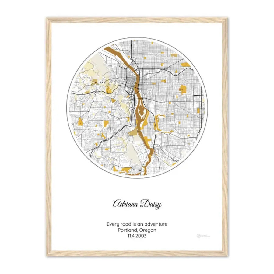 Personalized Gift for Her - Choose Star Map, Street Map, or Your Photo